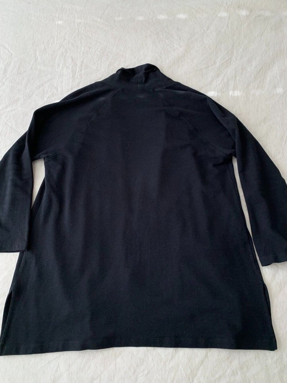 Eileen Fisher Open Front Tercel organic Cotton Cardigan Size SP - Picture 9 of 10